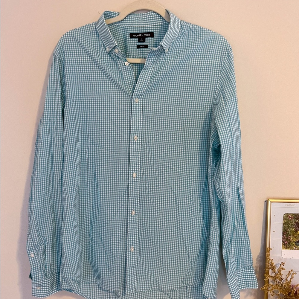 Michael Kors Plaid Top